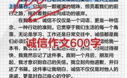 缺失诚信议论文