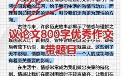 时评类议论文800字，如何写出深度与温度？