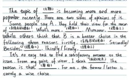 议论文英语模板大学，高效框架还是应试束缚？