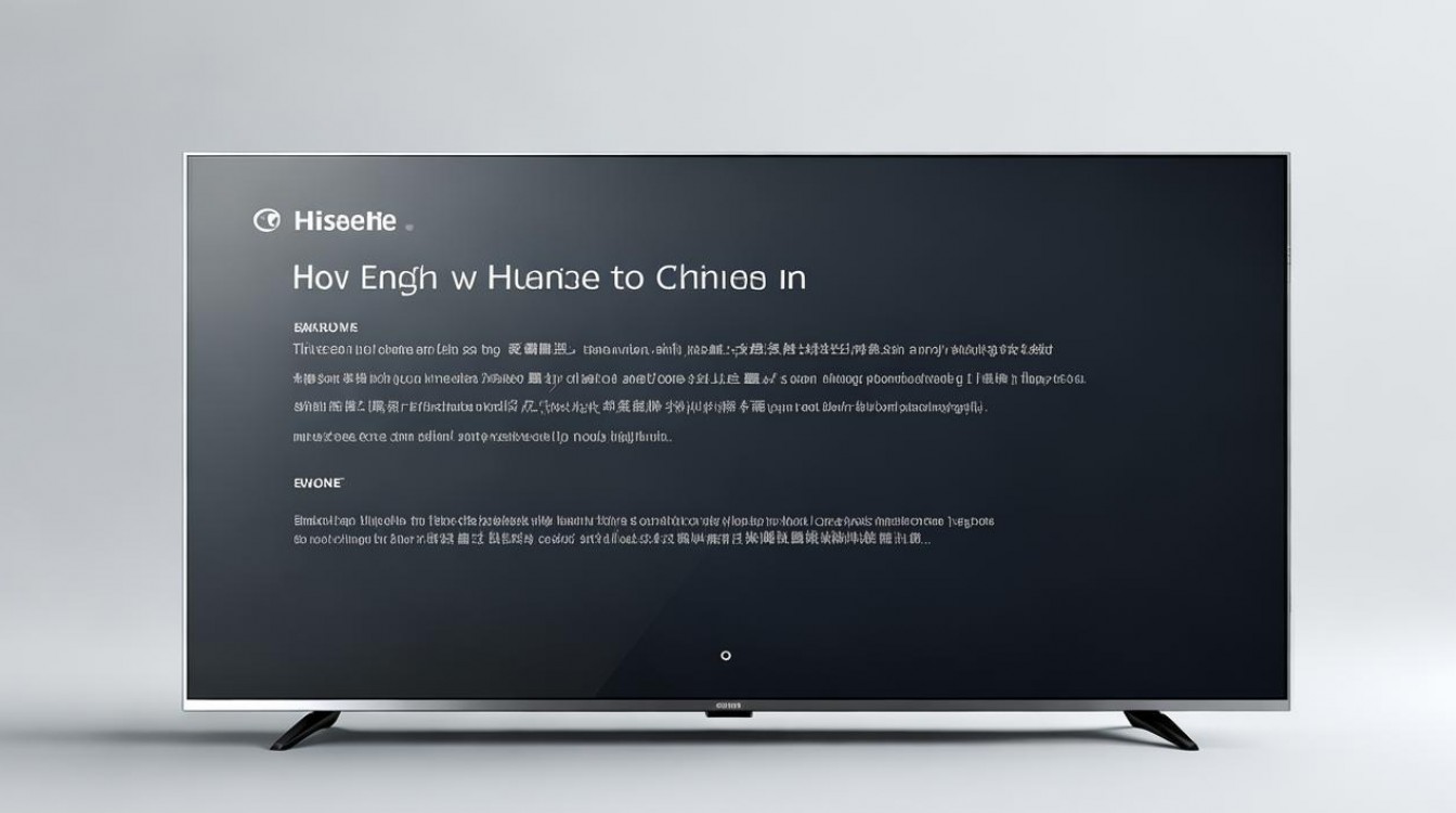 hisense电视怎么把英语换成中文-图1