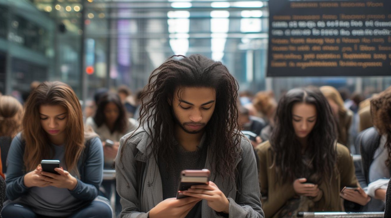 低头族沉迷手机,何时才能抬起头看看真实世界?-图1 低头族沉迷手机,何时才能抬起头看看真实世界?-图1