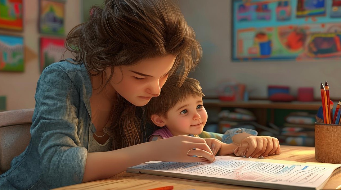 妈妈辅导作业的简笔画，藏着多少育儿焦虑？-图1