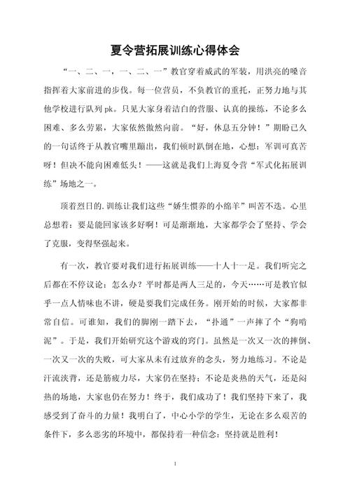 夏令营辅导员工作如何总结提升?-图1 夏令营辅导员工作如何总结提升?-图1