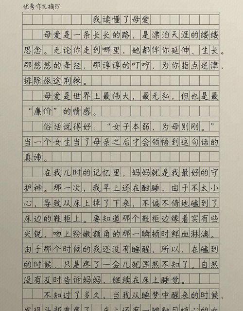 伟大的母爱 议论文-图3 伟大的母爱 议论文-图3
