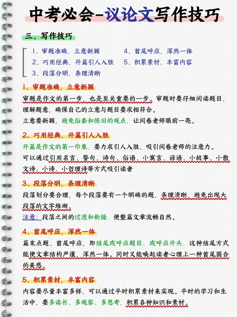 议论文核心知识有哪些?-图1 议论文核心知识有哪些?-图1