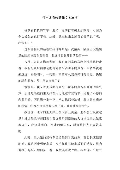 付出是一种快乐议论文-图1 付出是一种快乐议论文-图1