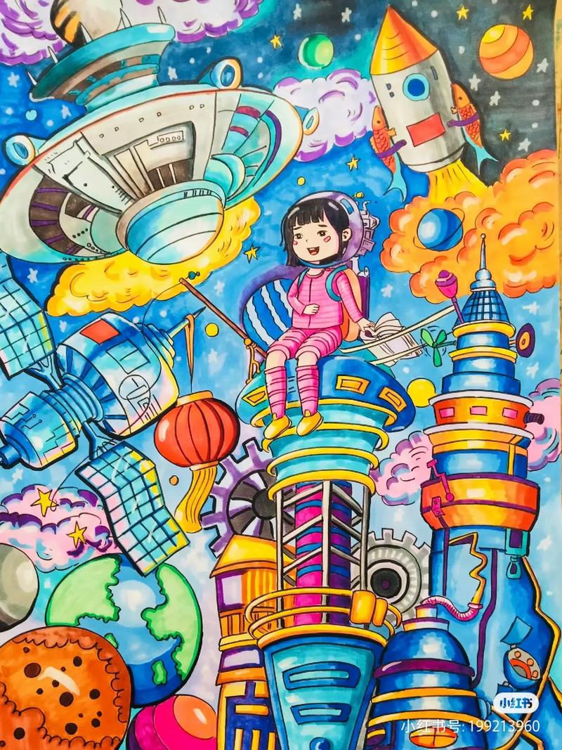 科幻画辅导如何激发孩子创造力?-图3 科幻画辅导如何激发孩子创造力?-图3