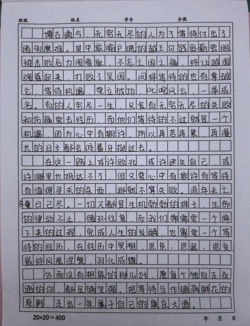 等待时机的议论文-图2