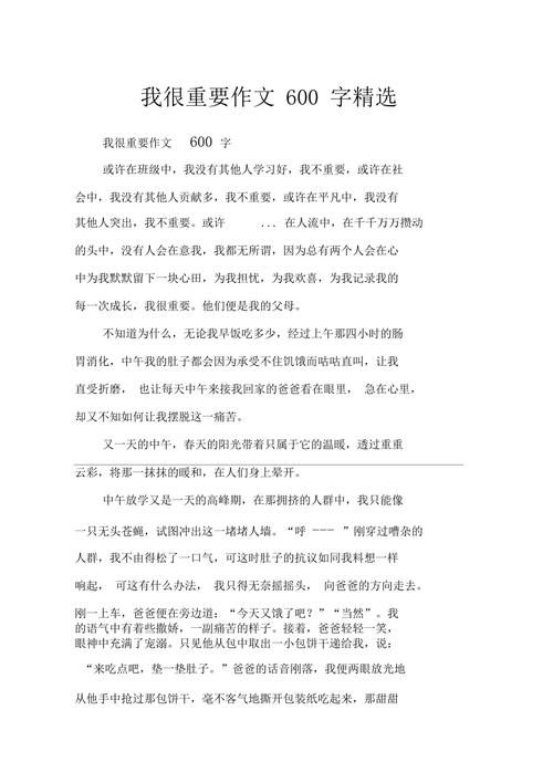 我很重要 议论文-图1 我很重要 议论文-图1