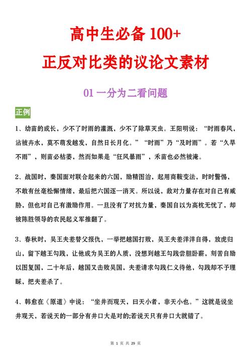 议论文反面事例如何增强说服力？-图1