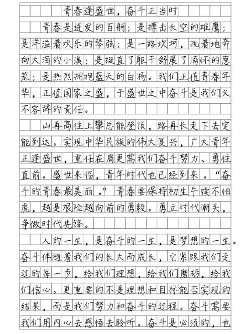 奋斗正当时作文议论文-图2 奋斗正当时作文议论文-图2