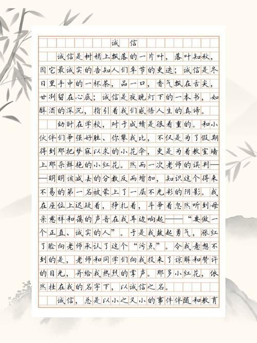 诚信在高中议论文中为何如此重要?-图2 诚信在高中议论文中为何如此重要?-图2