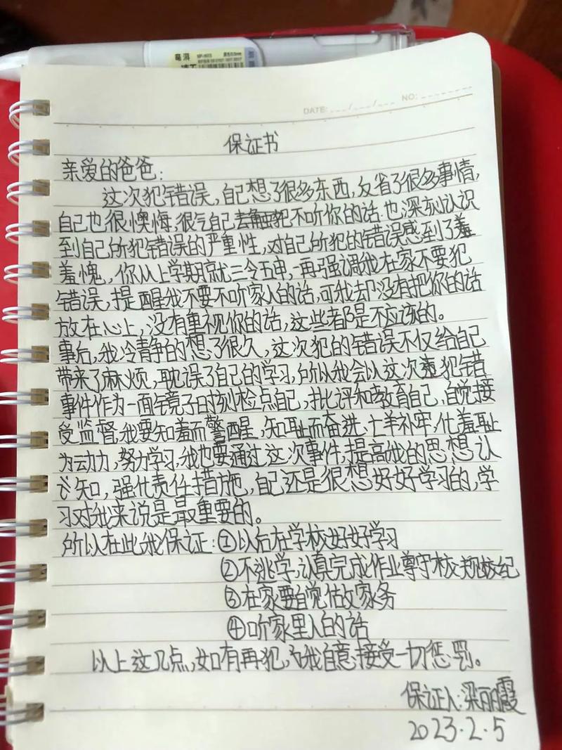 给辅导员的保证书，是真心悔过还是敷衍应付？背后藏着怎样的学生心理与教育困境？-图3