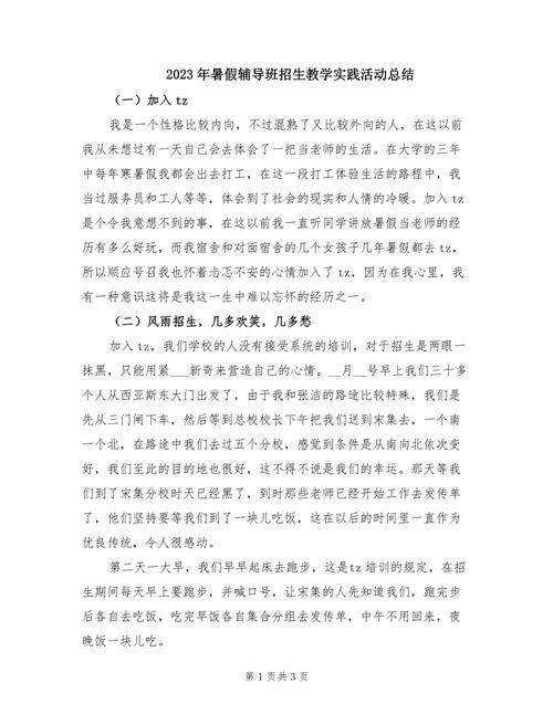 辅导班实践报告的核心发现与启示是什么？-图1