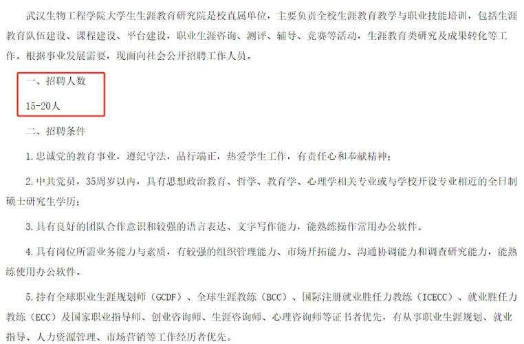 武汉学院辅导员招聘有何要求?-图1 武汉学院辅导员招聘有何要求?-图1