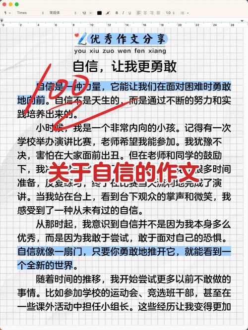 自信心议论文-图2