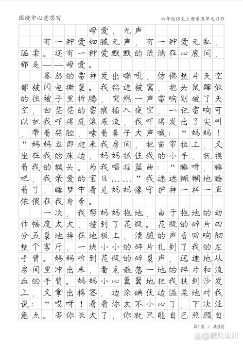 母爱 议论文-图2