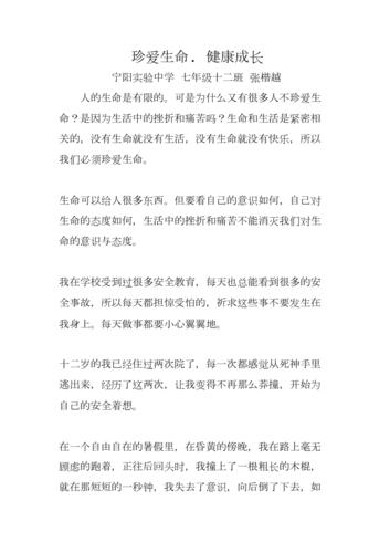 关爱生命议论文-图2