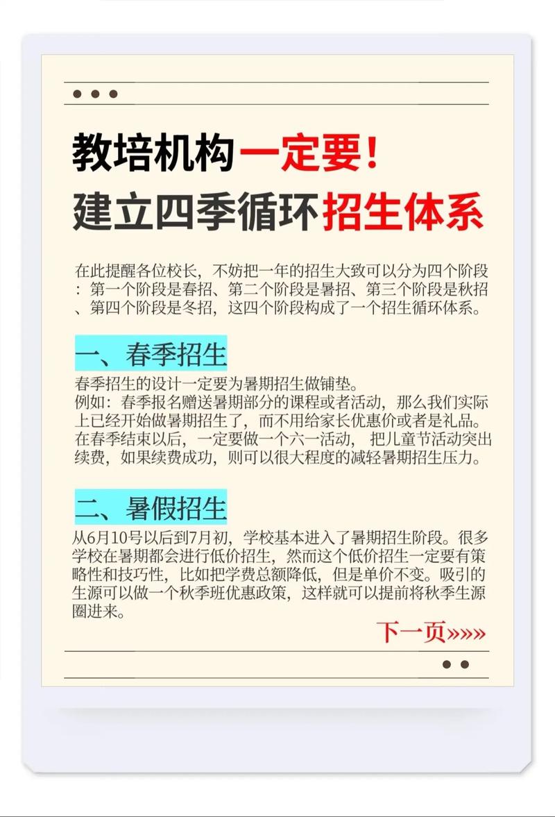 辅导培训招生方案-图2