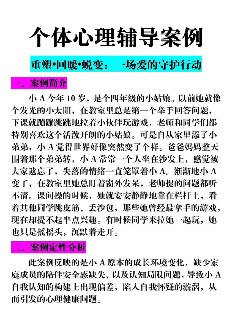 心理健康辅导案例如何有效干预?-图1 心理健康辅导案例如何有效干预?-图1