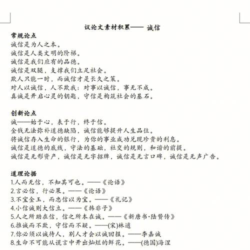 诚信为何成热点议论文素材?-图1 诚信为何成热点议论文素材?-图1
