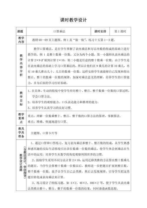 三年级辅导教案如何高效设计?-图2 三年级辅导教案如何高效设计?-图2